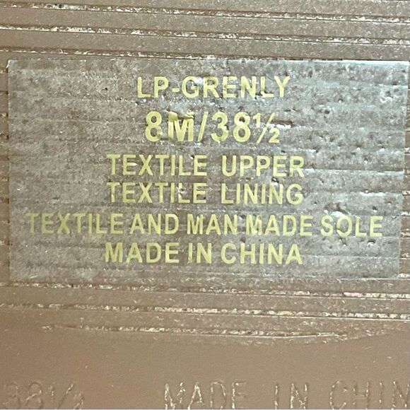 Lucky Brand Blue Slide Sandal Grenly Sz 8M Denim Espadrille Platform Slip On - Picture 5 of 9